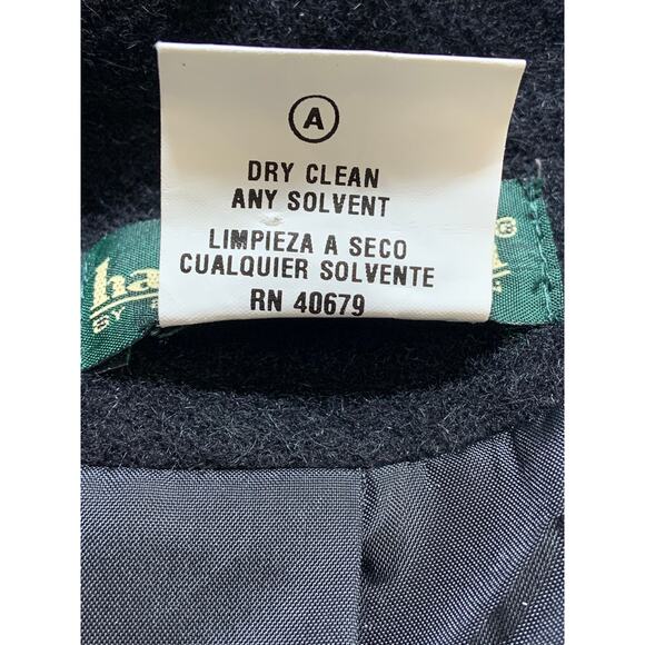 Vintage Harve' Benard 100% Black Camel Hair Blazer Lined Belarus Women's Size 12 - Picture 10 of 12